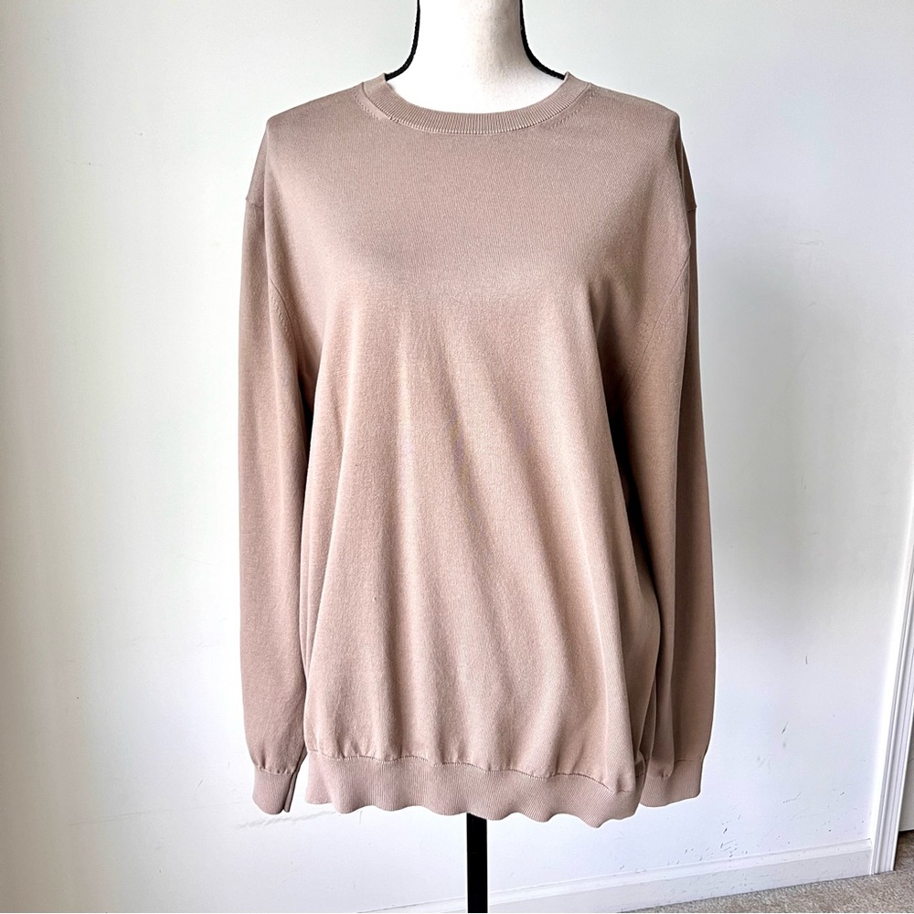 MNG MANGO Man Cotton Blend Crew Neck Pullover Sweater—SZ. XL